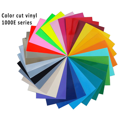 1000E Outdoor Color Craft Vinyl Sticker For Sign Making Cutting Lettering Film